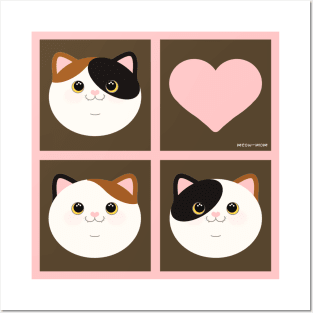 Love Calico Cats Posters and Art